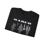 MARCH - WHITE UNISEX SWEAT SHIRT