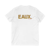 EAUX GOLD UNISEX V-NECK T-SHIRTS