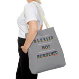 BLACK WOMAN RAINBOW TOTE BAG