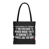 WHERE YOU FIT TOTE BAG