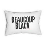 BEAUCOUP BLACK - BLACK LUMBAR PILLOW