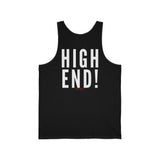 HIGH END WHITE UNISEX TANK TOP