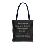 BLACK MAN RAINBOW TOTE BAG
