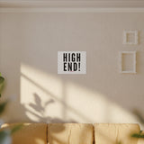 HIGH END BLACK CANVAS ART