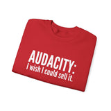 Audacity_white UNISEX SWEATSHIRT