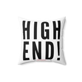 HIGH END BLACK THROW PILLOW