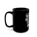 TAKE AIM CERAMIC MUG - BLACK 110Z, 150Z