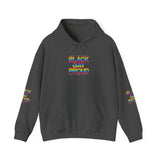 BLACK GAY PROUD UNISEX HOODIE