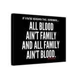 ALL BLOOD CANVAS ART