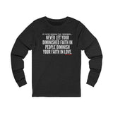 DIMINISHED FAITH UNISEX LONG SLEEVE T-SHIRT