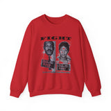 FIGHT - WHITE UNISEX SWEAT SHIRT