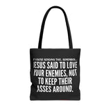 JESUS SAID TOTE BAG