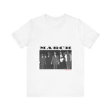 MARCH - BLACK UNISEX SHORT SLEEVE T-SHIRT