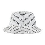BLACK MAGIC - BLACK LETTERS AOP BUCKET HAT