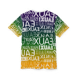 EAUX- WHITE ON MARDI GRAS AOP UNISEX SWEATSHIRT