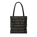 BLACK MAGIC - BLACK GOLD TOTE BAG