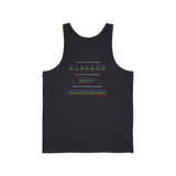 BLACK MAN RAINBOW UNISEX TANK TOP