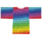 BLACK MAGIC RAINBOW BLACK  KIMONO