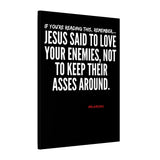 JESUS SAID CANVAS ART