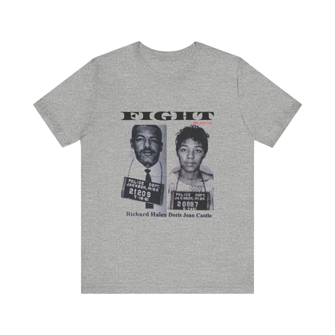 FIGHT - WHITE UNISEX SHORT SLEEVE T-SHIRT