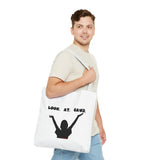 LOOK AT GAWD WHITE TOTE BAG