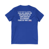 FIGURE OUT UNISEX V-NECK T-SHIRT