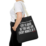 LIFE IS QUICK (CLEAN) TOTE BAG