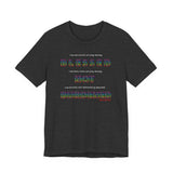 BLACK MAN RAINBOW UNISEX SHORTSLEEVE T-SHIRTS