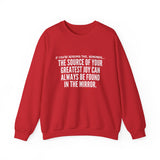 JOY IN THE MIRROR UNISEX SWEATSHIRT