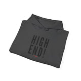 HIGH END BLACK UNISEX HOODIE