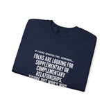 FIGURE OUT UNISEX SWEAT SHIRT