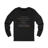 BLACK WOMAN RAINBOW UNISEX LONG SLEEVE T-SHIRT