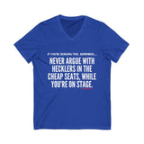 HECKLERS UNISEX V-NECK T-SHIRT