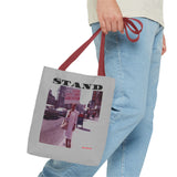 STAND - BLACK TOTE BAG
