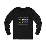 BLACK GAY FUP WHITE UNISEX LONG SLEEVE T-SHIRTS
