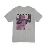 STAND - BLACK UNISEX SHORT SLEEVE T-SHIRT