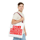 #AllBlocksMatter Tote Bag - Empowering AOP Design for Activism