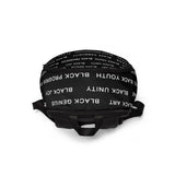 BLACK MAGIC WHITE LETTERS BOOK BAG
