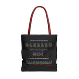 BLACK MAN RAINBOW TOTE BAG