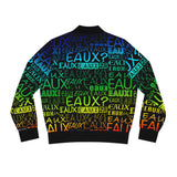 EAUX - RAINBOW AOP WOMEN'S BOMBER JACKET