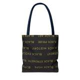 BLACK MAGIC - GOLD LETTERS TOTE BAG