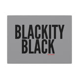 BLACKITY BLACK - BLACK CANVAS ART