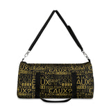 EAUX - GOLD DUFFEL BAG