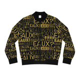 EAUX - GOLD AOP WOMEN'S BOMBER JACKET