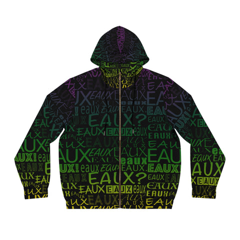 EAUX - MARDI GRAS AOP ZIP HOODIE