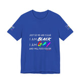 BLACK GAY FUP WHITE UNISEX SHORT SLEEVE T-SHIRTS