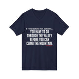 VALLEY UNISEX V NECK T SHIRTS