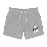 V EAUX IV - WHITE W/ BLACK EAUX SWIM TRUNK
