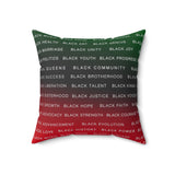 BLACK MAGIC - RBG THROW PILLOW