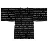 BLACK MAGIC WHITE LETTERS KIMONO